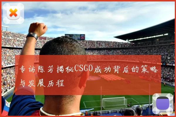 专访陈芳揭秘CSGO成功背后的策略与发展历程