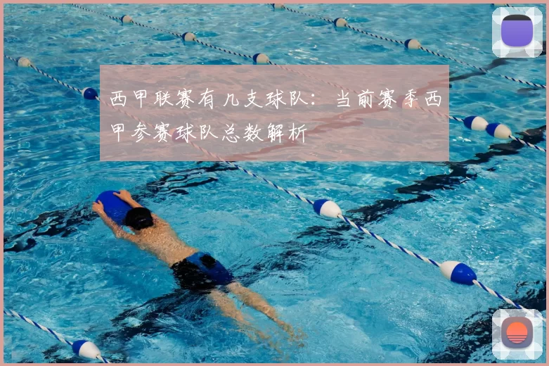 西甲联赛有几支球队：当前赛季西甲参赛球队总数解析