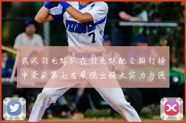 武汉羽毛球队在羽毛球配合排行榜中荣获第七名展现出强大实力与团队协作